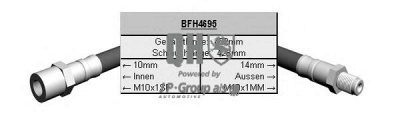 JP GROUP 1461600709 -  Тормозной шланг